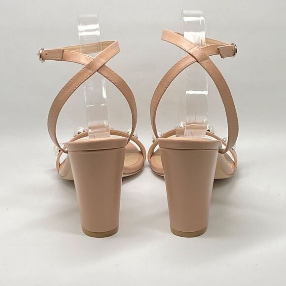 Stuart Weitzman Embellished Ankle Strap Sandals size 10 - Picture 5 of 10